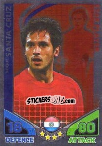 Sticker Roque Santa Cruz - England 2010. Match Attax n. 181 - Topps