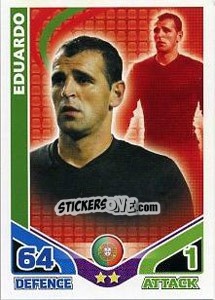 Cromo Eduardo - England 2010. Match Attax n. 183 - Topps