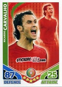 Sticker Ricardo Carvalho - England 2010. Match Attax n. 188 - Topps