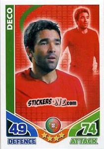 Sticker Deco - England 2010. Match Attax n. 190 - Topps