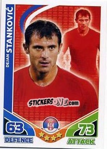 Sticker Dejan Stankovic - England 2010. Match Attax n. 197 - Topps