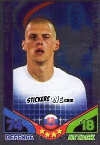Sticker Martin Skrtel - England 2010. Match Attax n. 202 - Topps