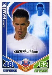 Cromo Marek Hamsik - England 2010. Match Attax n. 204 - Topps