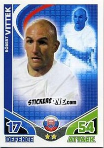 Sticker Robert Vittek - England 2010. Match Attax n. 205 - Topps