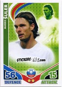 Sticker Marko Suler - England 2010. Match Attax n. 207 - Topps
