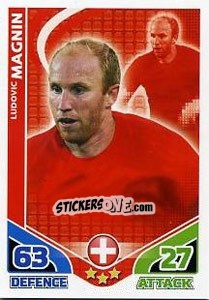 Sticker Ludovic Magnin - England 2010. Match Attax - Topps
