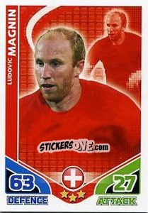 Sticker Ludovic Magnin - England 2010. Match Attax n. 233 - Topps