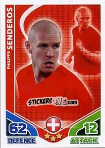 Sticker Philippe Senderos - England 2010. Match Attax n. 234 - Topps