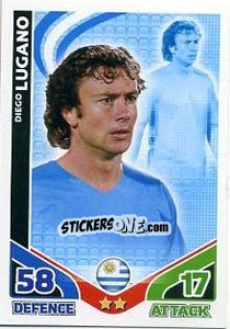 Figurina Diego Lugano - England 2010. Match Attax - Topps