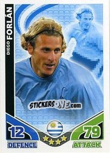 Sticker Diego Forlan - England 2010. Match Attax - Topps