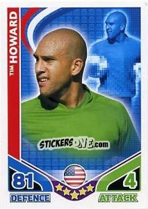Sticker Tim Howard - England 2010. Match Attax n. 243 - Topps