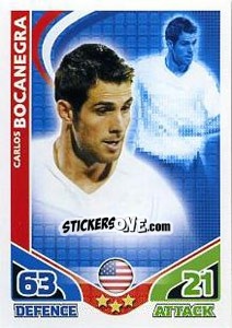 Figurina Carlos Bocanegra - England 2010. Match Attax - Topps