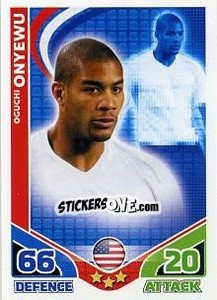 Sticker Oguchi Onyewu - England 2010. Match Attax n. 245 - Topps