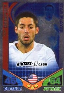 Sticker Clint Dempsey - England 2010. Match Attax n. 246 - Topps
