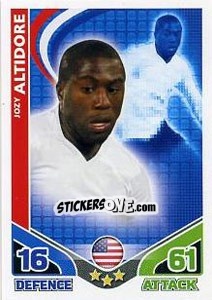 Sticker Jozy Altidore - England 2010. Match Attax n. 249 - Topps