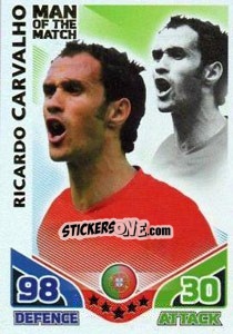Sticker Ricardo Carvalho - England 2010. Match Attax n. 272 - Topps