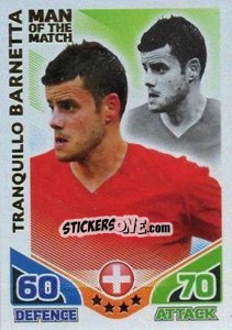 Figurina Tranquillo Barnetta - England 2010. Match Attax - Topps