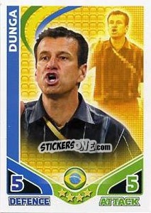 Sticker Dunga - England 2010. Match Attax n. 283 - Topps