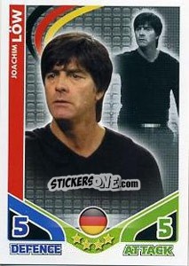 Sticker Joachim Low - England 2010. Match Attax n. 288 - Topps