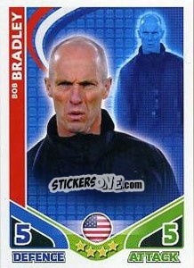 Sticker Bob Bradley - England 2010. Match Attax n. 297 - Topps