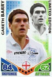 Sticker Gareth Barry - England 2010. Match Attax n. LE4 - Topps