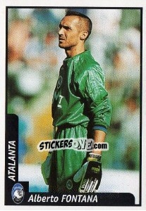 Cromo Alberto Fontana - Pianeta Calcio 1997-1998 n. 3 - Ds