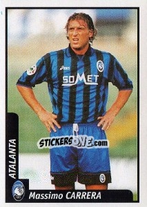 Sticker Massimo Carrera - Pianeta Calcio 1997-1998 n. 8 - Ds