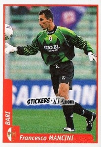 Figurina Francesco Mancini - Pianeta Calcio 1997-1998 - Ds