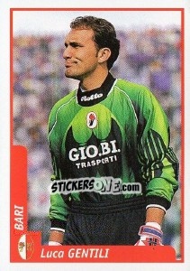 Figurina Luca Gentili - Pianeta Calcio 1997-1998 - Ds