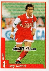 Sticker Luigi Garzja - Pianeta Calcio 1997-1998 - Ds