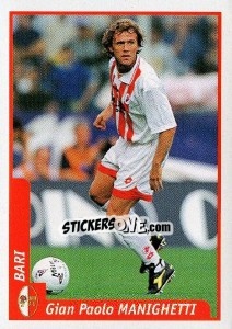 Cromo Gian Paolo Manighetti - Pianeta Calcio 1997-1998 - Ds