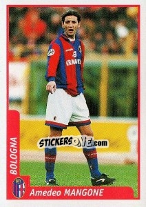 Figurina Amedeo Mangone - Pianeta Calcio 1997-1998 - Ds