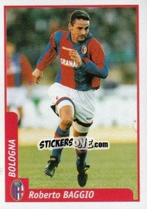 Figurina Roberto Baggio - Pianeta Calcio 1997-1998 - Ds