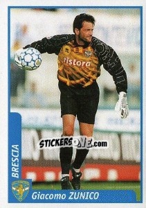 Sticker Giacomo Zunico - Pianeta Calcio 1997-1998 n. 58 - Ds