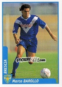 Figurina Marco Barollo - Pianeta Calcio 1997-1998 - Ds