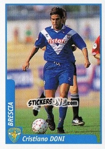 Figurina Cristiano Doni - Pianeta Calcio 1997-1998 - Ds