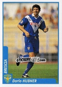 Figurina Dario Hubner - Pianeta Calcio 1997-1998 - Ds