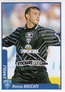 Figurina Marco Roccati - Pianeta Calcio 1997-1998 - Ds