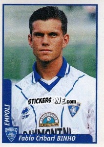 Figurina Fabio Cribari Binho - Pianeta Calcio 1997-1998 n. 80 - Ds
