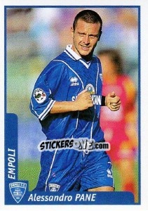 Figurina Alessandro Pane - Pianeta Calcio 1997-1998 - Ds