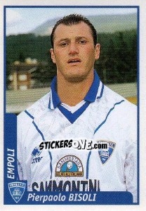 Figurina Pierpaolo Bisoli - Pianeta Calcio 1997-1998 - Ds