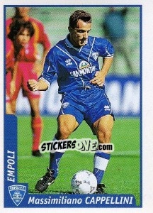 Cromo Massimiliano Cappellini - Pianeta Calcio 1997-1998 - Ds