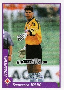 Sticker Francesco Toldo - Pianeta Calcio 1997-1998 - Ds