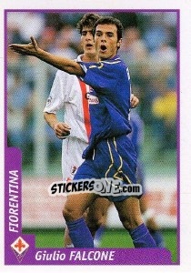 Figurina Giulio Falcone - Pianeta Calcio 1997-1998 - Ds