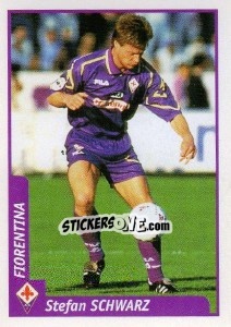 Cromo Stefan Schwarz - Pianeta Calcio 1997-1998 - Ds