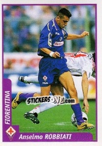 Cromo Anselmo Robbiati - Pianeta Calcio 1997-1998 - Ds