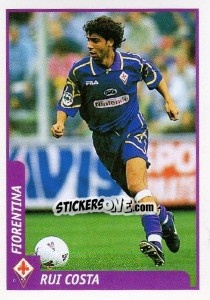 Sticker Rui Costa - Pianeta Calcio 1997-1998 n. 106 - Ds