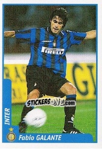 Figurina Fabio Galante - Pianeta Calcio 1997-1998 - Ds