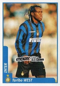 Sticker Taribo West - Pianeta Calcio 1997-1998 n. 116 - Ds