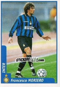 Figurina Francesco Moriero - Pianeta Calcio 1997-1998 - Ds